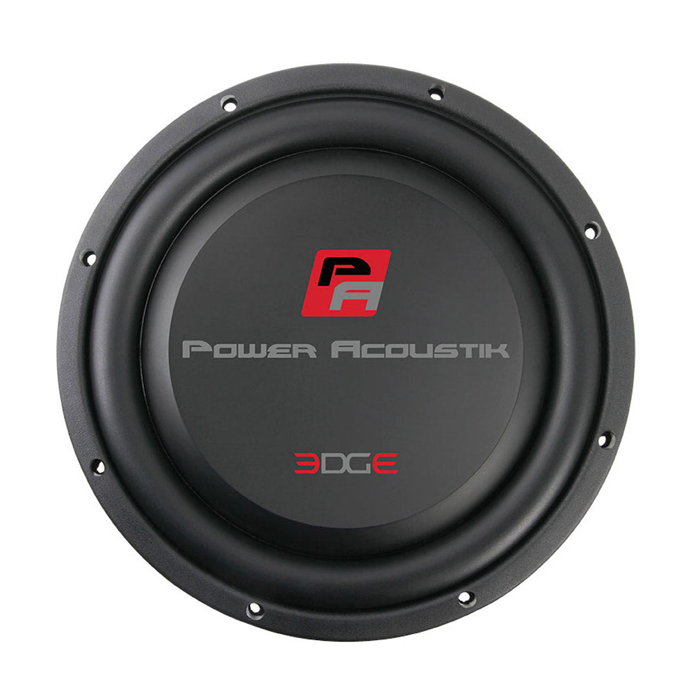 Power Acoustik EW-124S 1400W Max (700W RMS) 12 Inch Edge Shallow Series Single 4ohm Car Subwoofer
