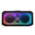 MR DJ FIRE-FLAME 2 X 6.5 Inch Active Speaker With Bluetooth & Fm Radio & Mp3 Player, Eq, With Built In 4 Hours Rechargeable Battery