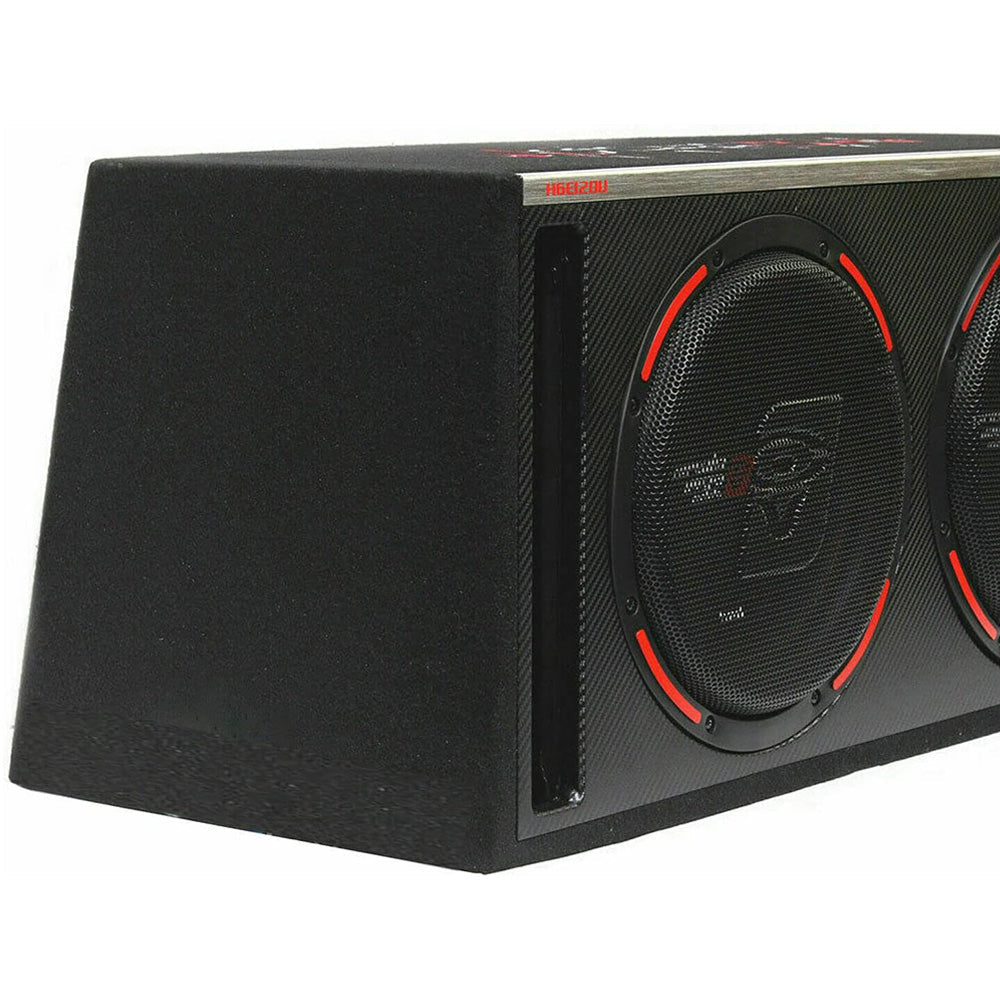 Cerwin Vega H6E12DV 2400W Max (500W RMS) HED Series Dual Size Vented Subwoofer Enclosure