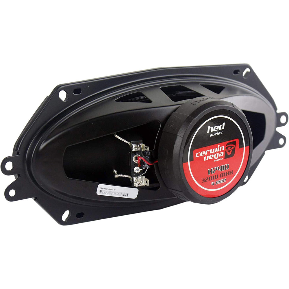 Cerwin Vega H7410 640W Max (100W RMS) 4 Inch x 10 Inch HED Series 2 Way Coaxial Car Speakers