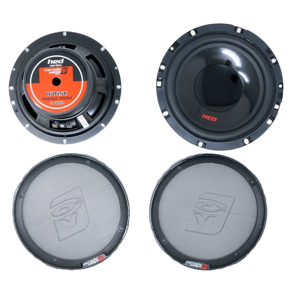 Cerwin Vega H765C 800W Max 120W RMS 6.5" HED Series 2-Way Component Car Speakers
