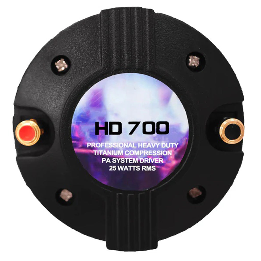 MR DJ HD700 700W Pro Pa Dj High-Frequency Titanium Compression Horn Driver Tweeter