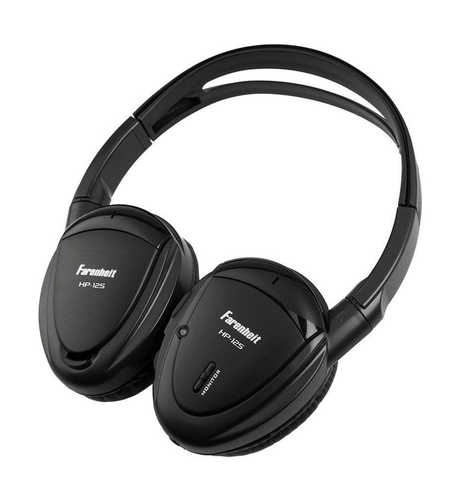 Power Acoustik HP-12S Dual Channel IR Foldable Wireless Headphones