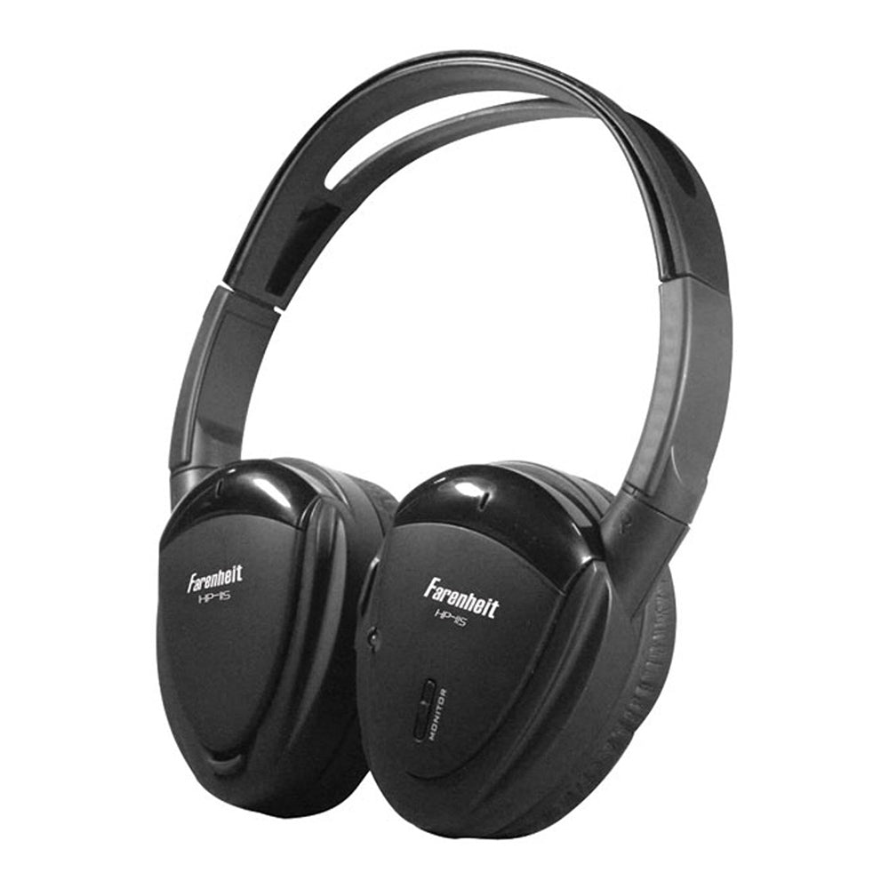 Power Acoustik HP-12S Dual Channel IR Foldable Wireless Headphones
