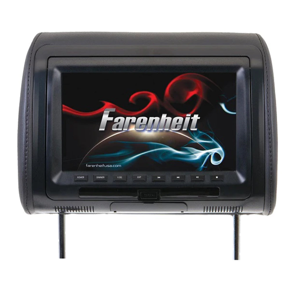 Farenheit HRD-91CC 9 Inch LCD DVD Player Universal Replacement Car Headrest