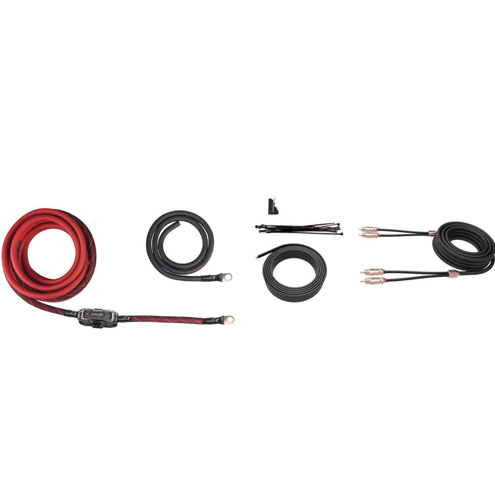 Diamond Audio HX42 2-Channel 4 Gauge Amplifier Installation Kit with RCA Interconnect and 20 ft Speaker Cable