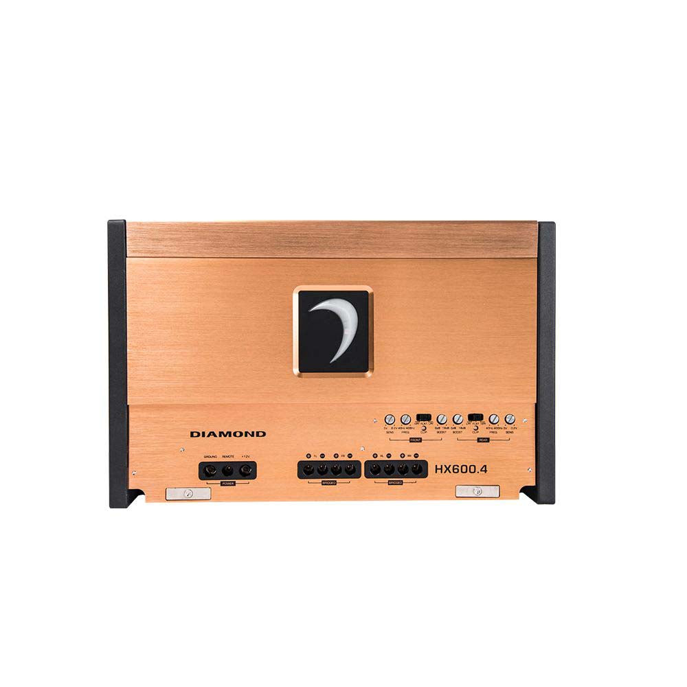 Diamond Audio HX600.4 600W RMS HEX Series 4-Channel Full Range Class D Amplifier