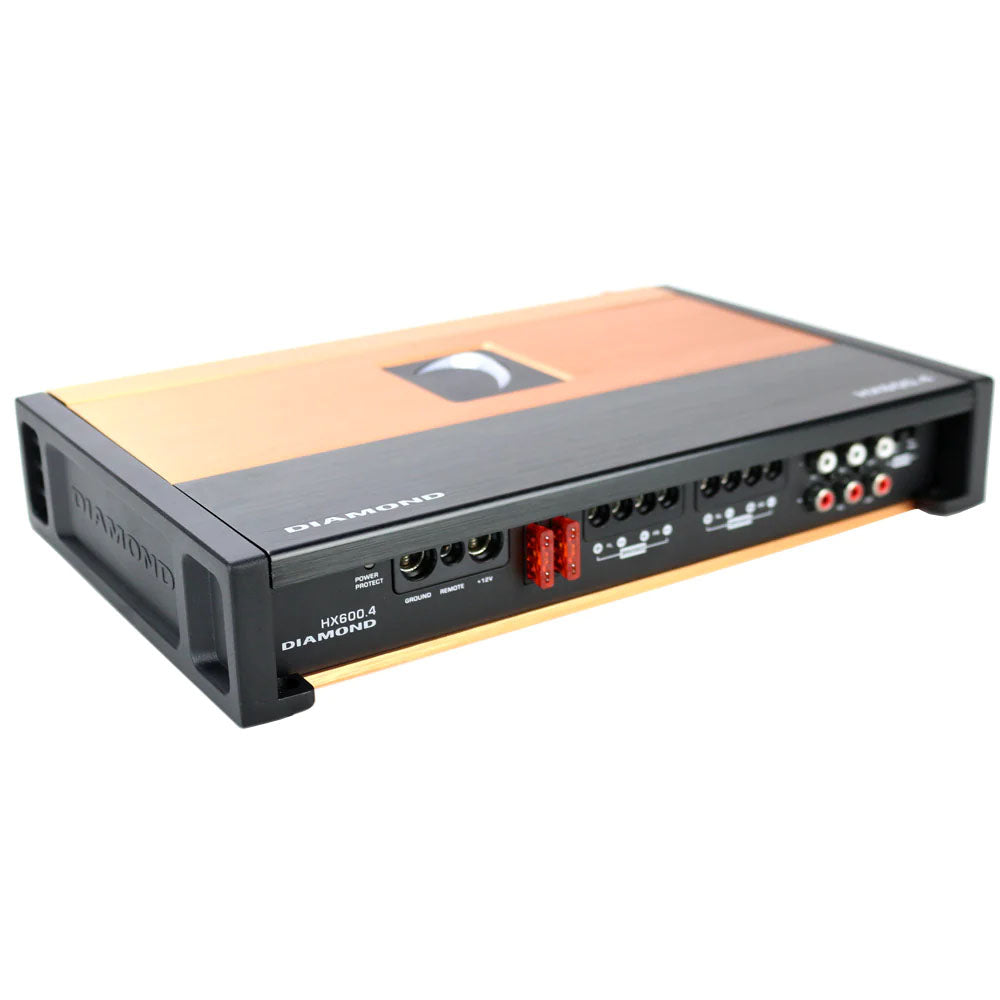 Diamond Audio HX600.4 600W RMS HEX Series 4-Channel Full Range Class D Amplifier
