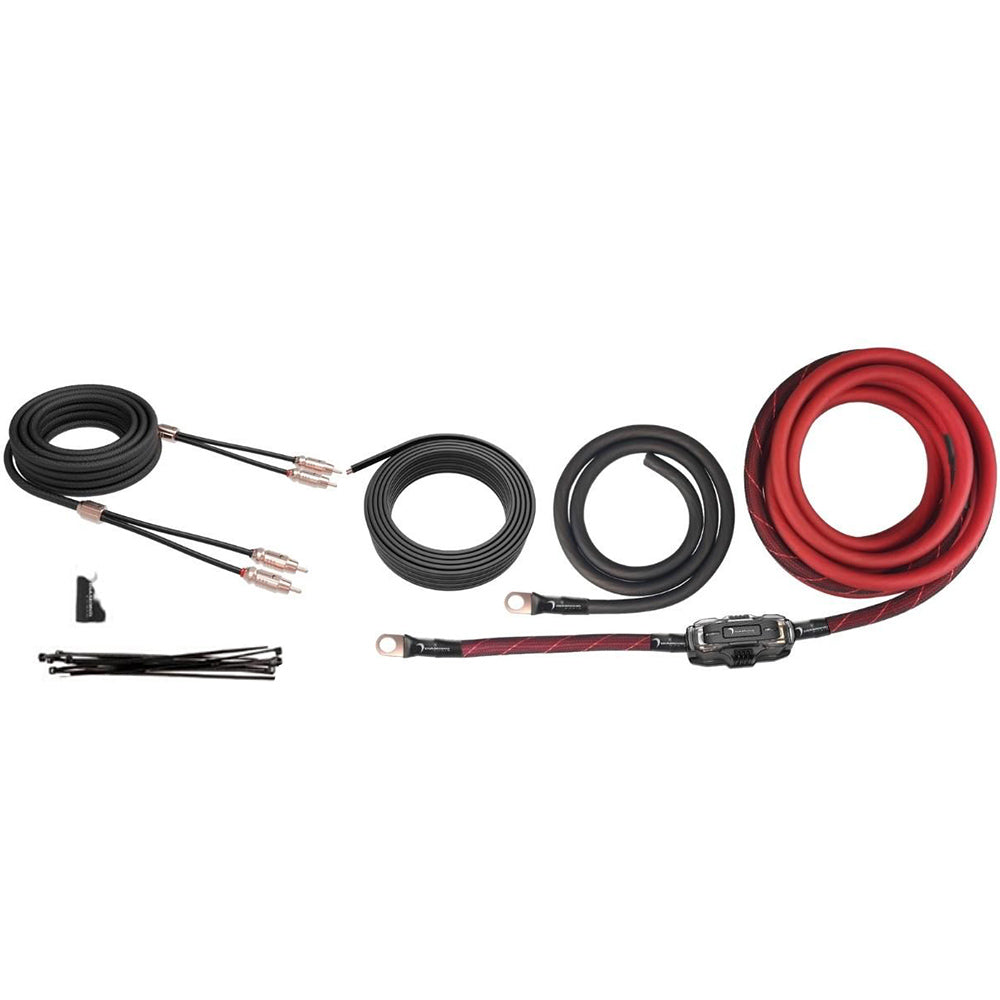 Diamond Audio HX82 2-Channel 8 Gauge Amplifier Installation Kit with RCA Interconnect and 20 ft Speaker Cable