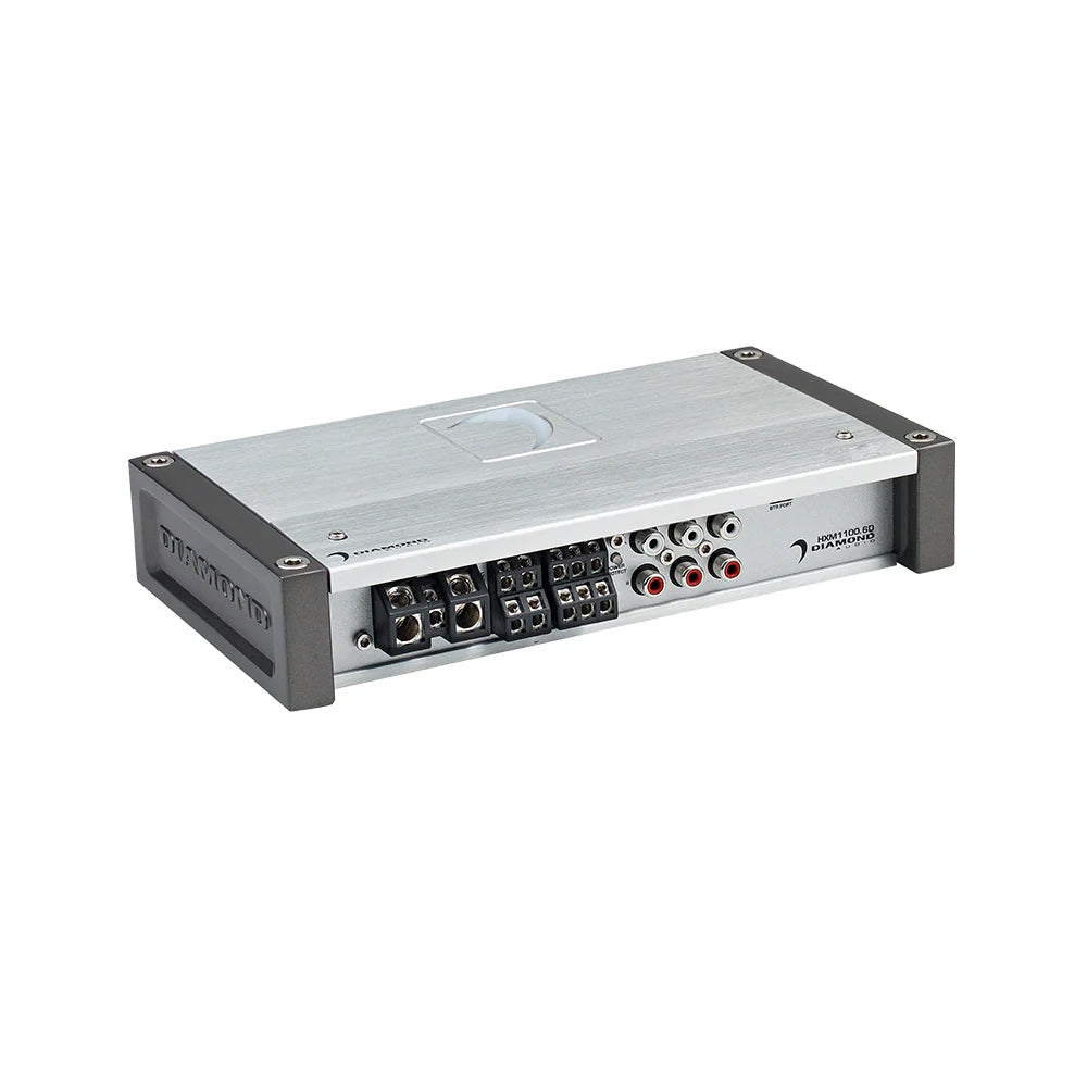 Diamond Audio HXM1100.6D 1100W RMS HXM Series Class-D 6-Channel Full-Range Marine Amplifier (Refurbished)