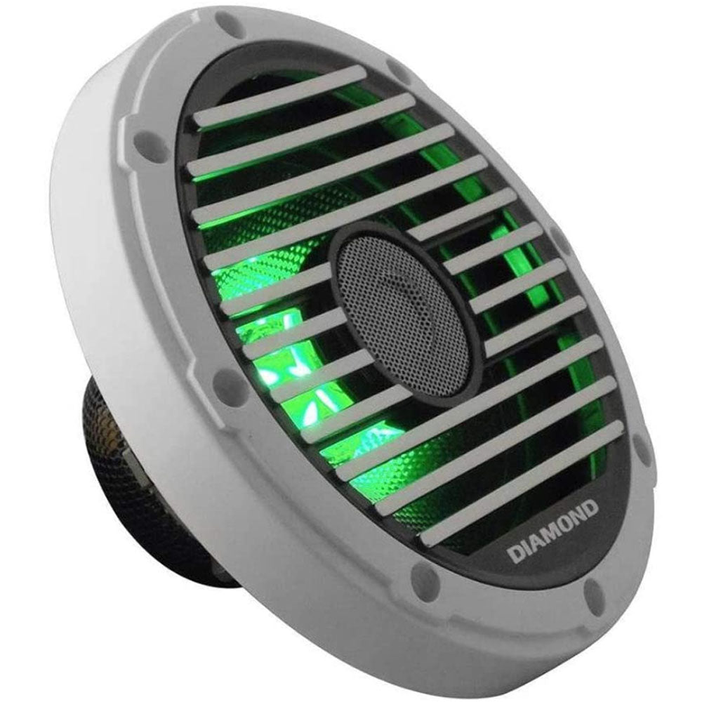 Diamond Audio HXM525 60W RMS Motorsport Series 5.25 Inch Marine 2-Way Coaxial Speaker