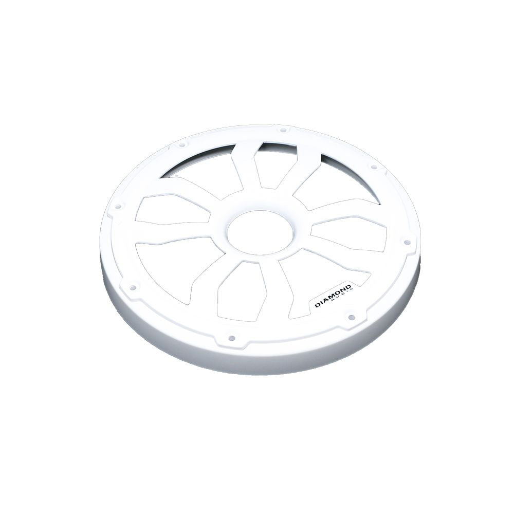 Diamond Audio HXM65FWW 6.5″ Flush Mount Speaker Grills, Pair (White) ,Steel With Powder Coating