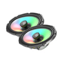 Diamond Audio HXM69F4 300W MAX (150W RMS) 6"x9" 2-Way Flush Mount Coaxial Speaker with RGB LED Lighting