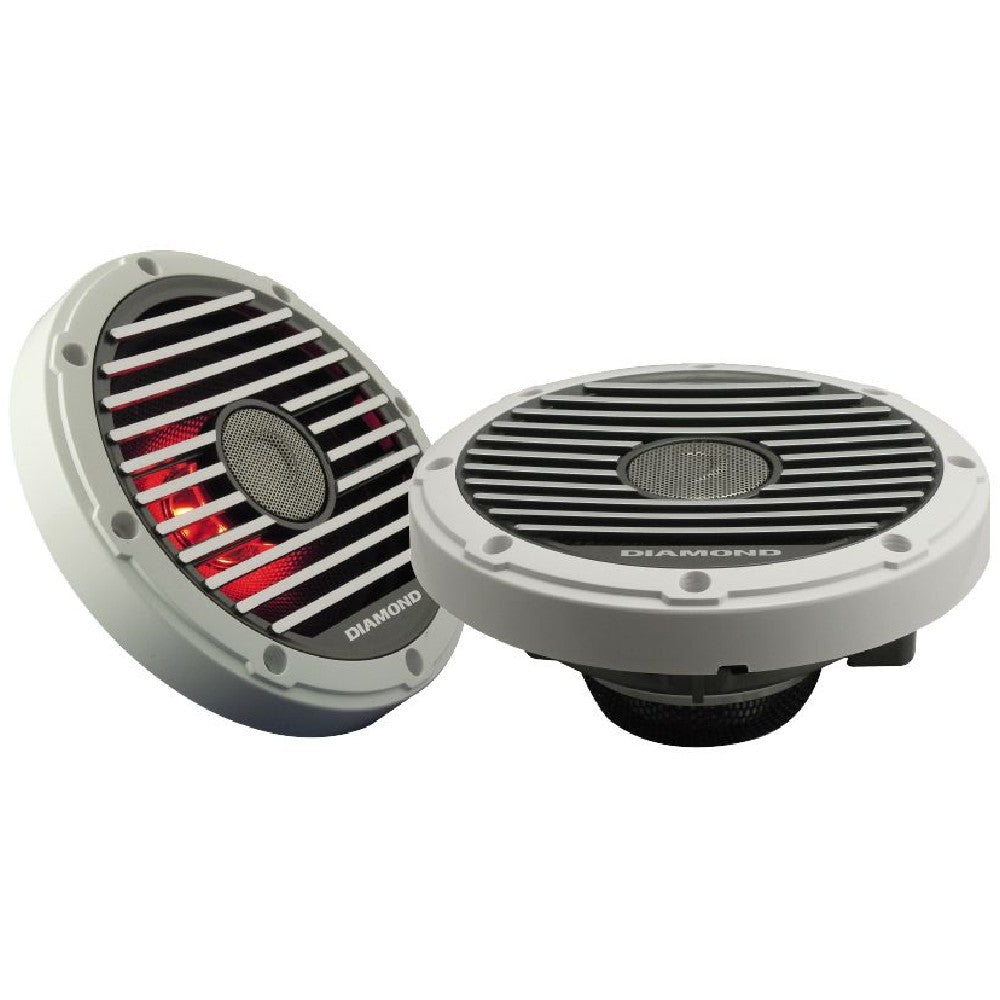 Diamond Audio HXM8 120W RMS Motorsport Series 8 Inch Marine 2-Way Coaxial Speaker
