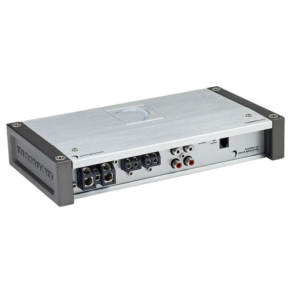 Diamond Audio HXM800.2D 800W RMS Motorsport Series 2-Channel Full-Range Class-D Marine Amplifier