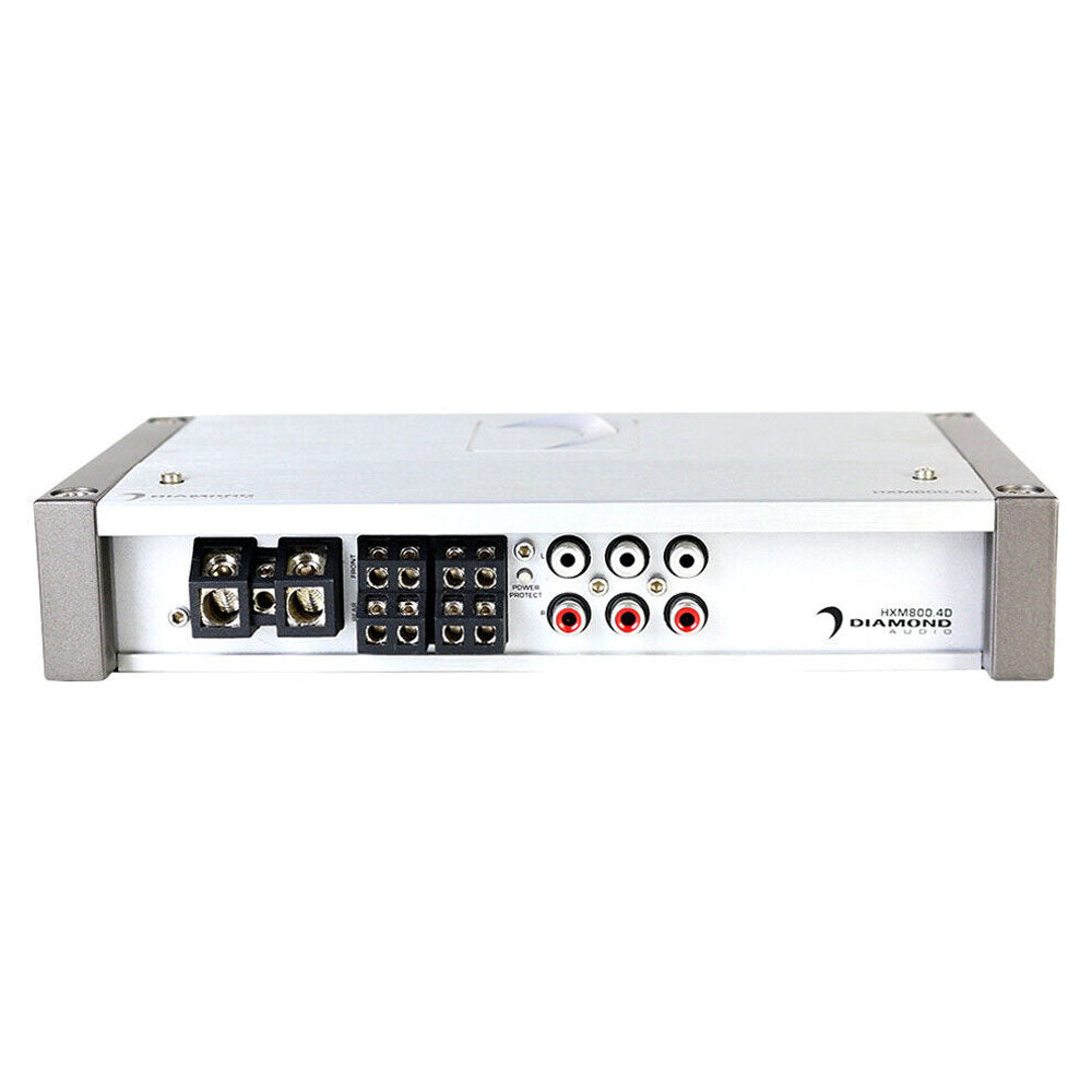 Diamond Audio HXM800.4D 800W RMS Motorsport Series 4-Channel Full-Range Class-D Marine Amplifier