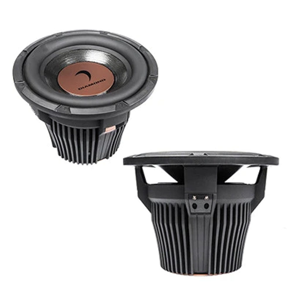 Diamond Audio HXP102 700W RMS HEX Pro Series 10" Dual 2 Ohm Subwoofer