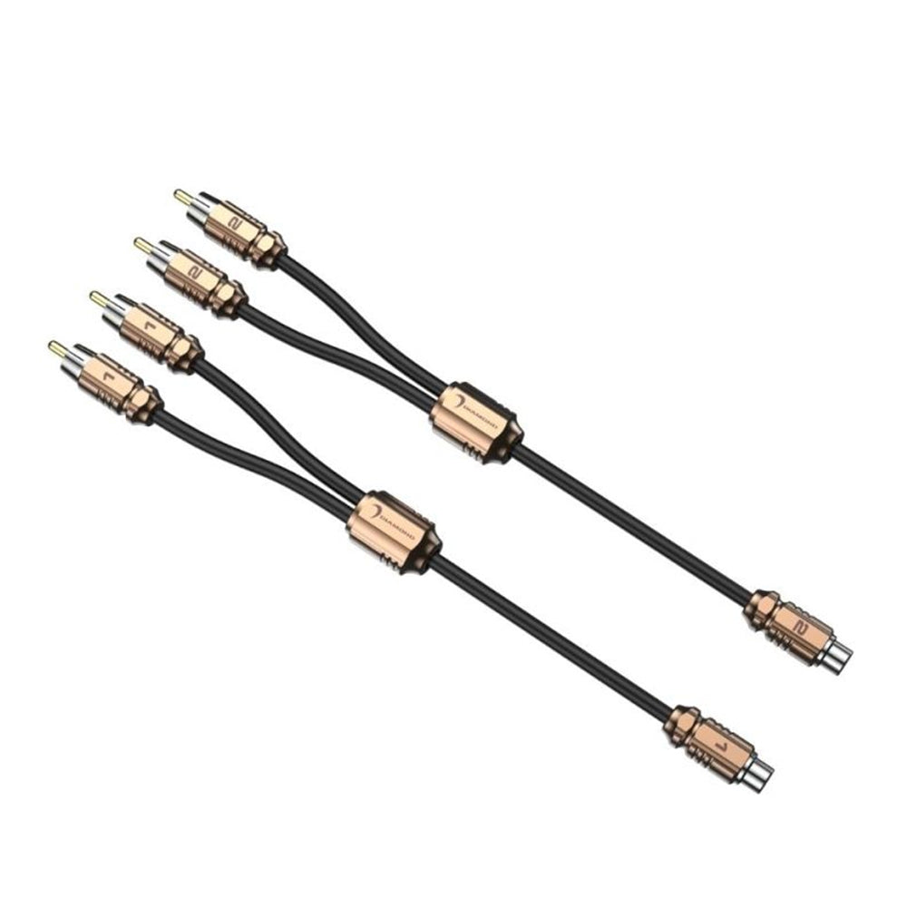 Diamond Audio HXY2M 1 Female to 2 Male Adapter