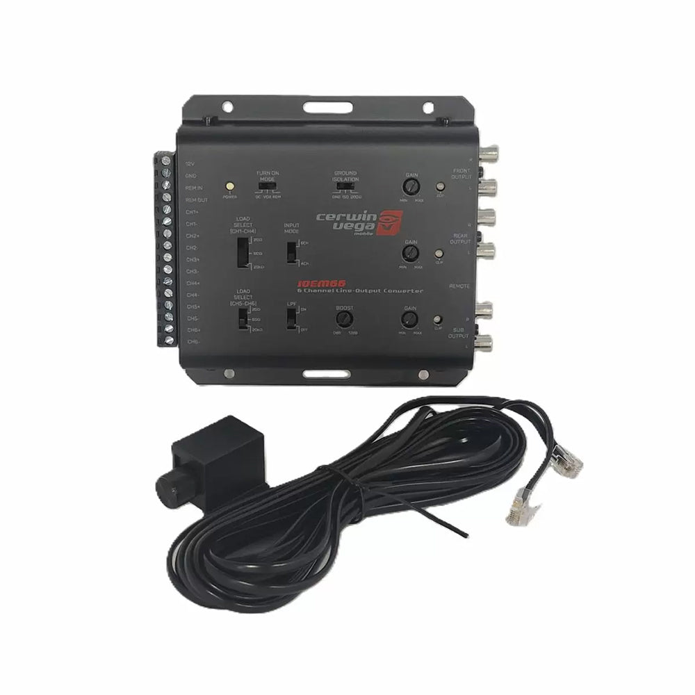 Cerwin Vega IOEM66 6 IN / 6 OUT Line Output Converter