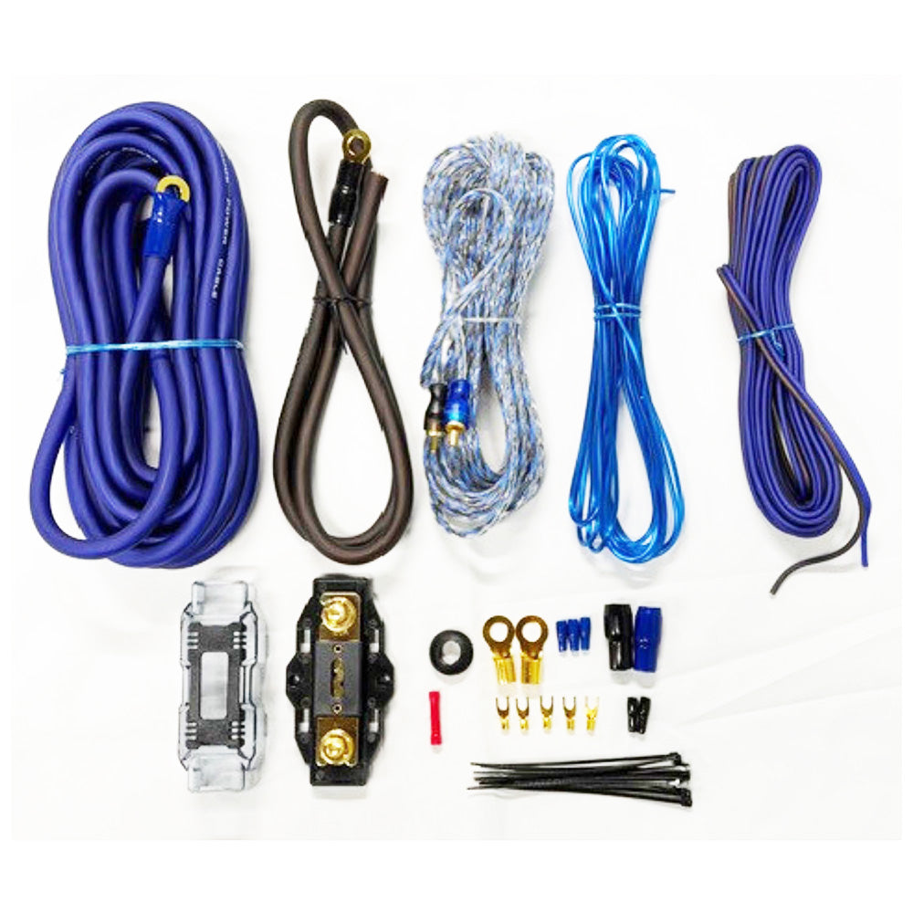 Cerwin Vega CVP3000.1D (CVP Series 1-Channel Class AB Monoblock Amplifier) + KIT4P (Amplifier Wiring Kit - 4 Gauge 1500 Watts)