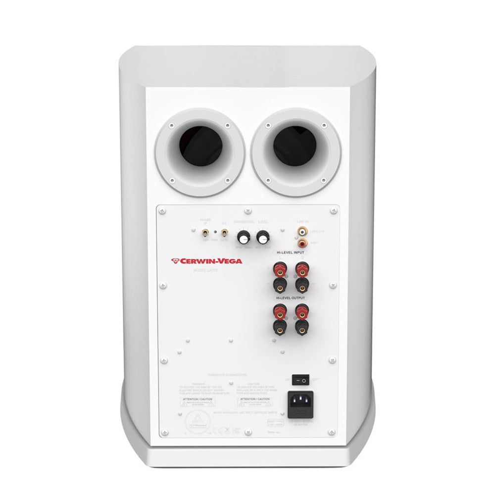 Cerwin Vega LA110W 10” POWERED WHITE ACTIVE SUBWOOFER SPEAKER-LA110W