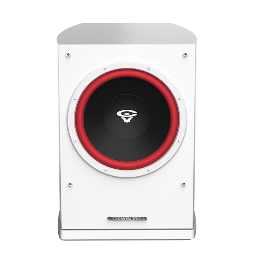 Cerwin Vega LA110W 10” POWERED WHITE ACTIVE SUBWOOFER SPEAKER-LA110W