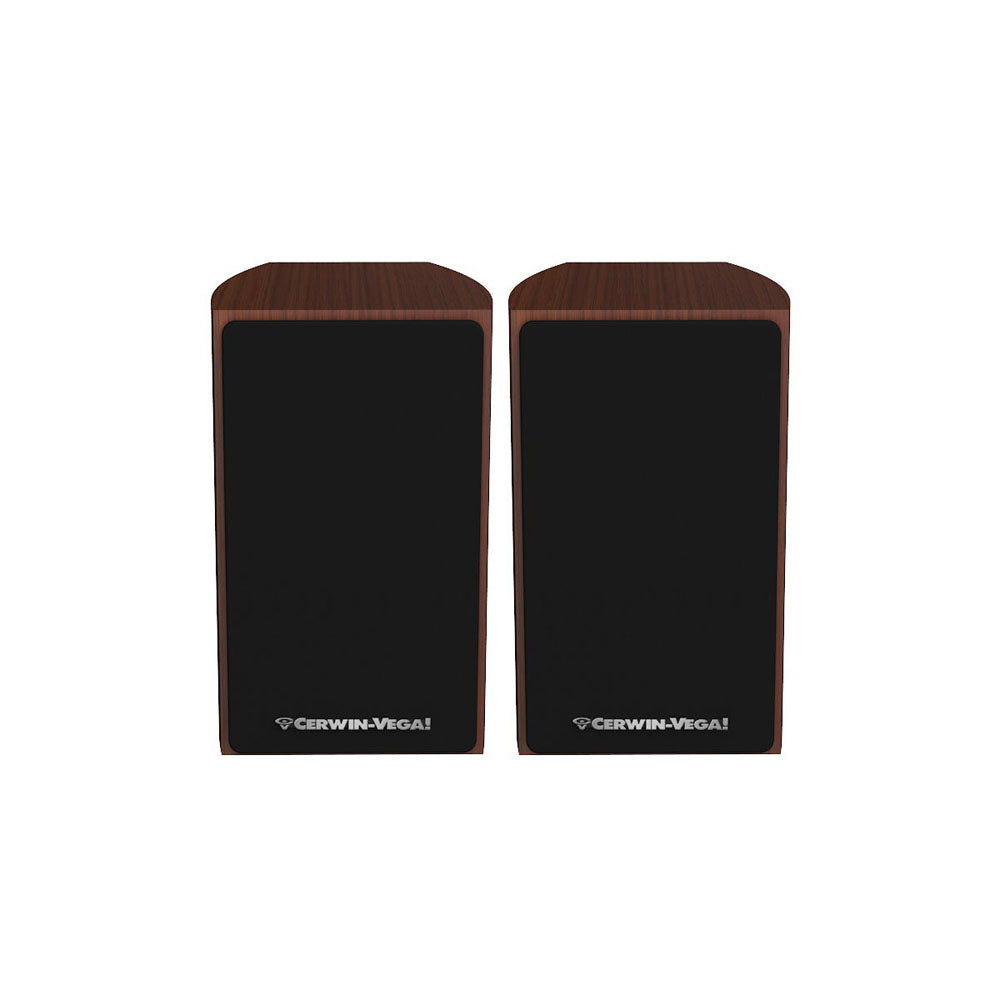 Cerwin Vega LA14E 4" 2-WAY BOOKSHELF EXPRESSO PAIR SPEAKERS - LA14E