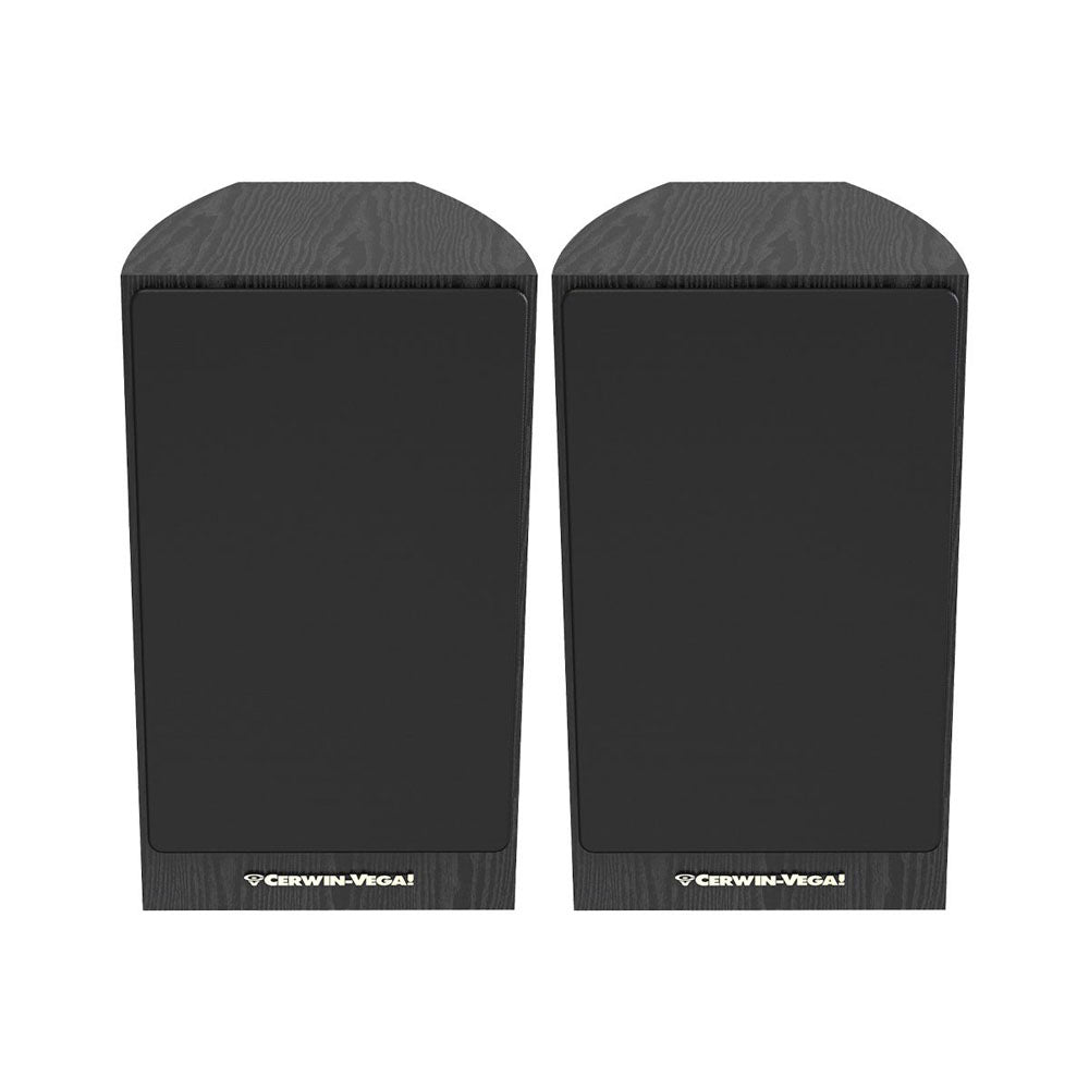 Cerwin Vega LA165B 6.5” 2-WAY BOOKSHELF BLACK PAIR SPEAKERS - LA165B