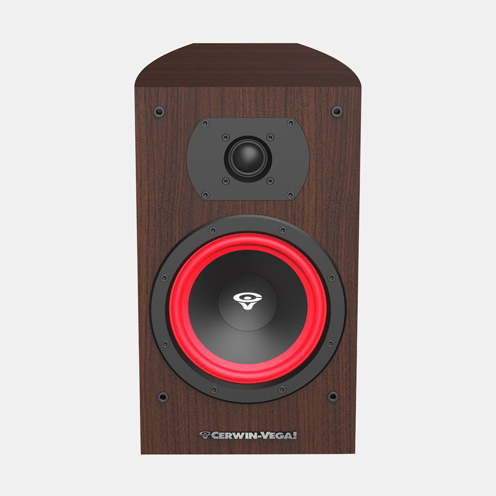 Cerwin Vega LA165E 6.5” 2-WAY BOOKSHELF EXPRESSO PAIR SPEAKERS - LA165E