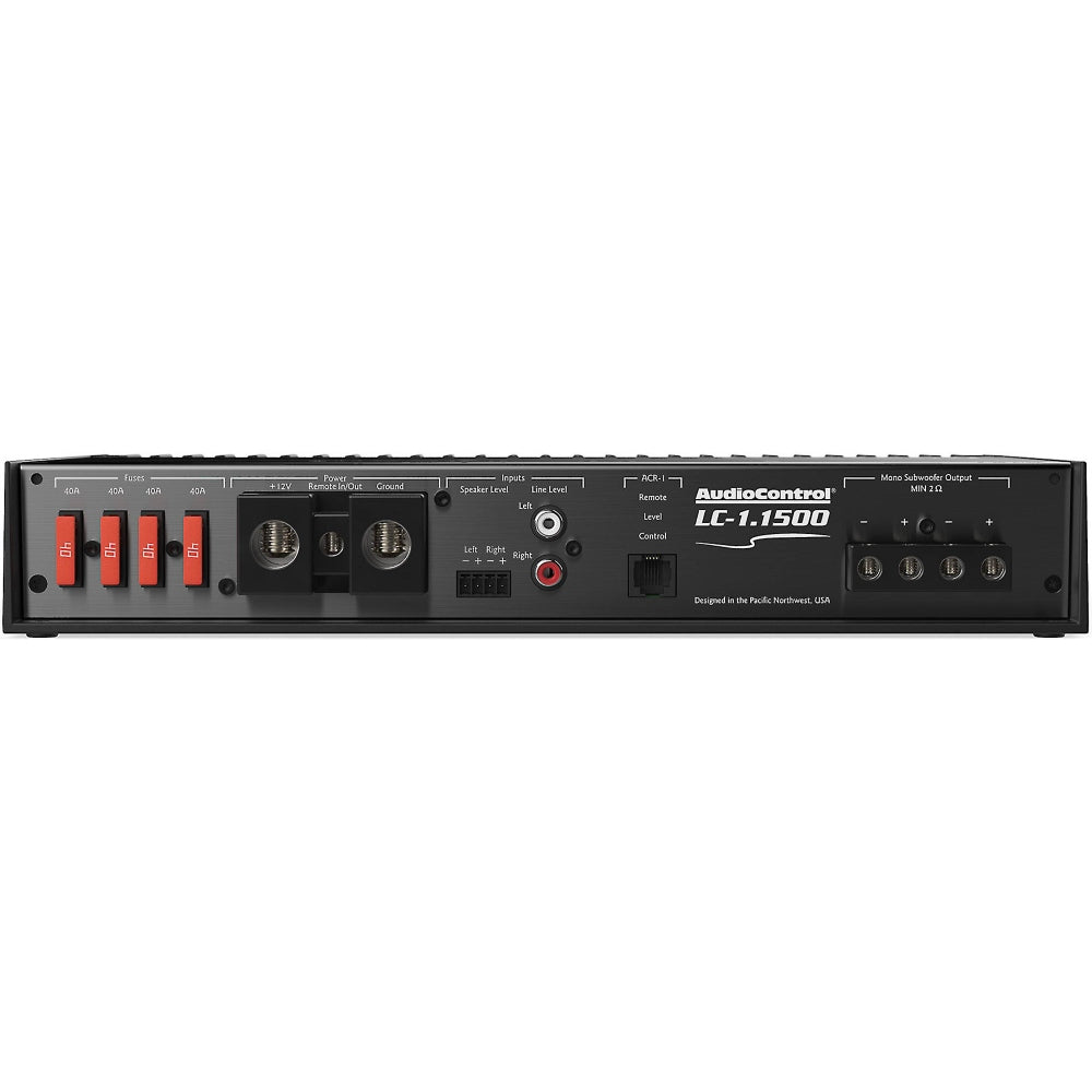 AudioControl LC-1.1500 1500W Max (850W RMS) LC Series Monoblock Amplifier with AccuBASS