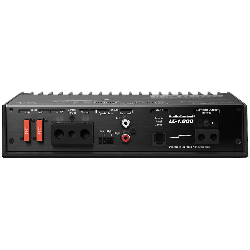 AudioControl LC-1.800 800W RMS Series 2-ohm Stable Monoblock Amplifier