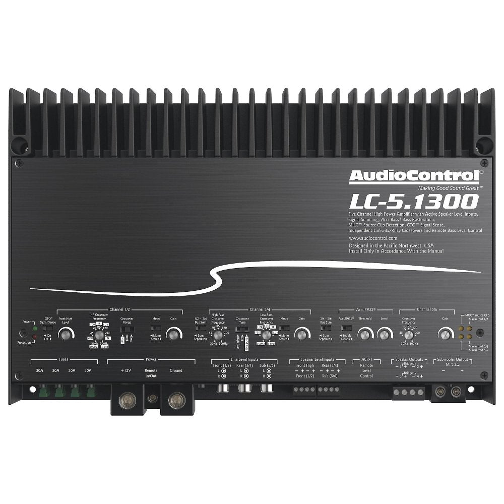 AudioControl LC-5.1300 1300W 5 Channel Summing Amplifier
