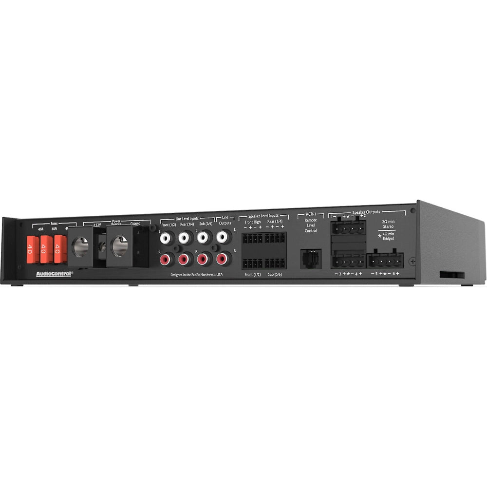 AudioControl LC-6.1200 1200W RMS LC Series Class-D 6-Channel 2-Ohm Stable Amplifier