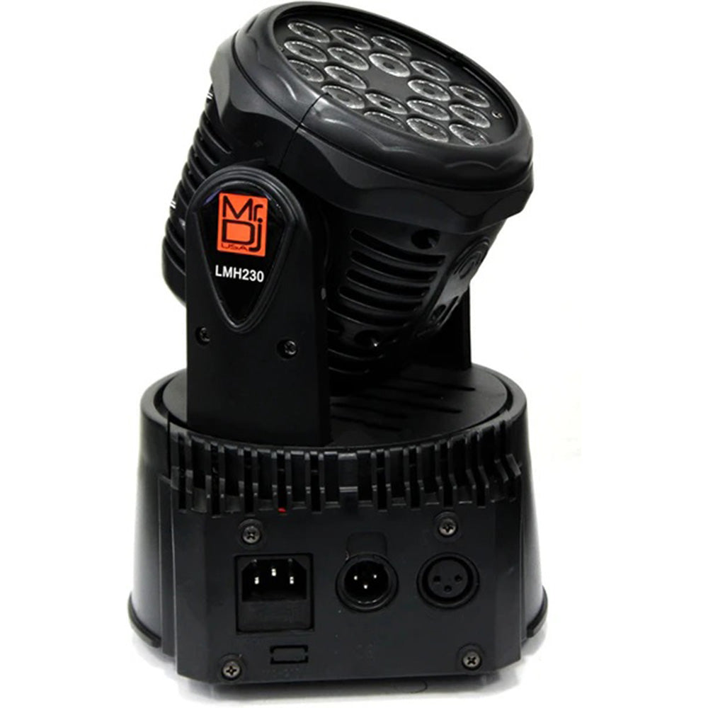 MR DJ LMH230 100W RGBW 18-LED Wash Moving Head Light DMX Stage Light DJ Party Lights