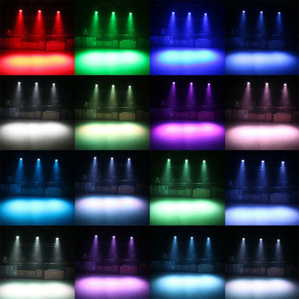 MR DJ LMH250 70 Watts 7 X 10W Rgbw Led Moving Head Wash Stage Light Effect Dmx Controller In Master And Slave Mode For Disco Bar, Party, Ktv And Weeding