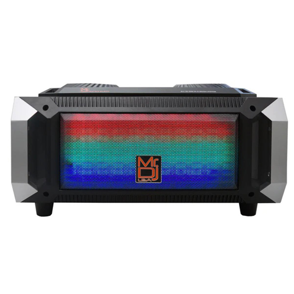 MR DJ MATRIXWHITE 6.5 Inch 3-Way Active Speaker With Bluetooth & Fm Radio & Mp3 Player, Eq