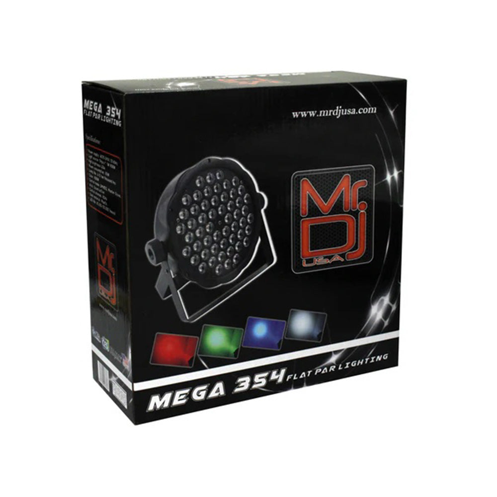 MR DJ MEGA354 Slim Disco DJ Party Club Stage Show Lighting Flat Par Wash Lighting