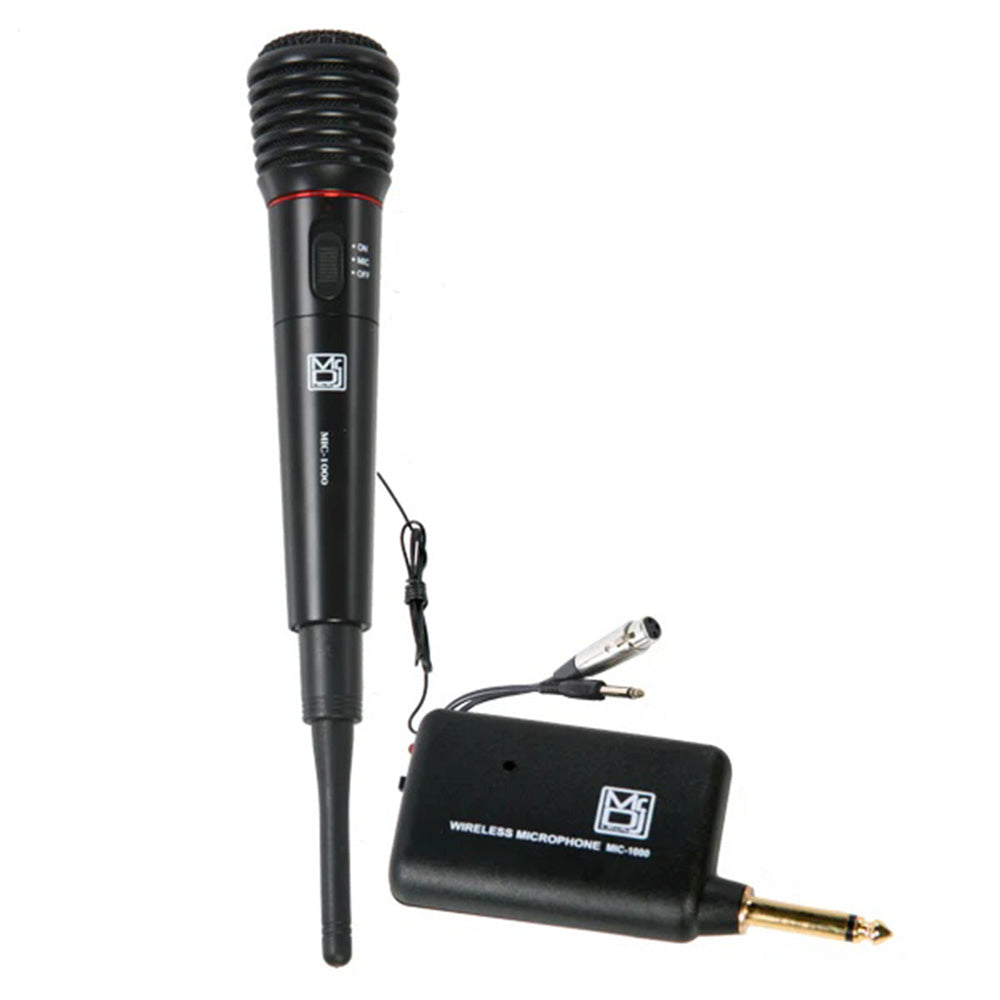 MR DJ MIC1000 Wireless Mic With One Handheld Mic