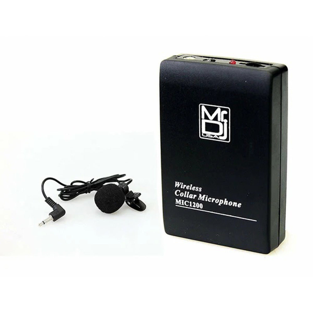 MR DJ MIC1200 Lavalier Wireless Microphone System