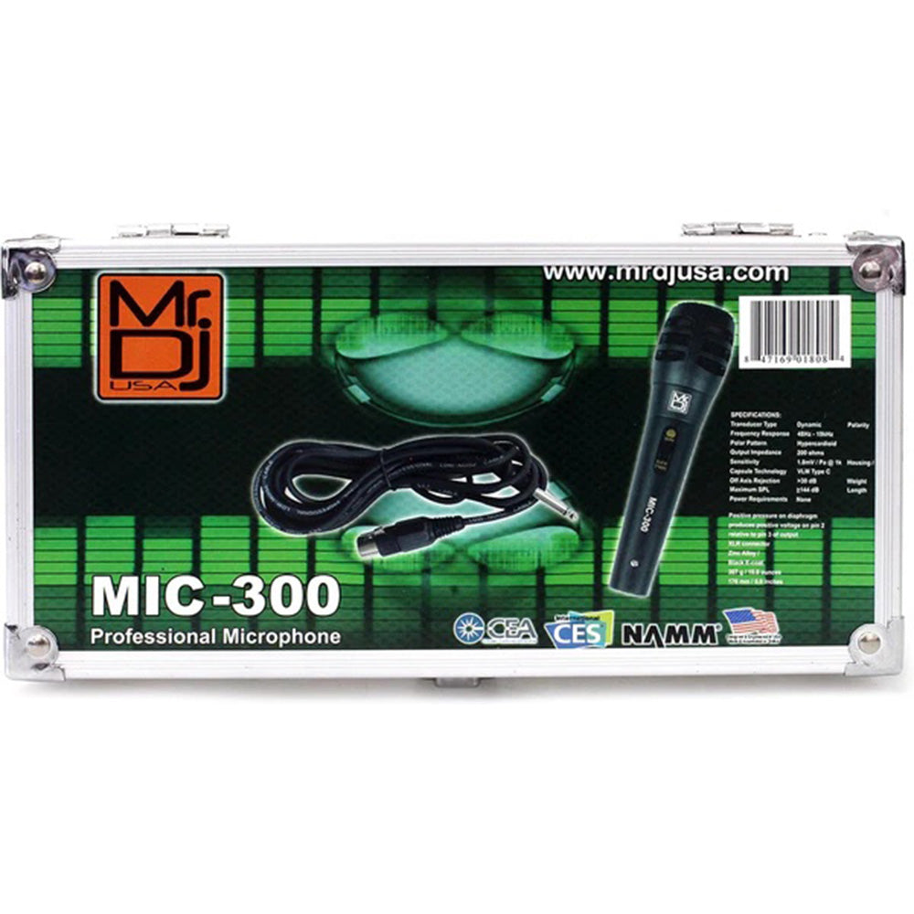 MR DJ MIC300 Professional Handheld Uni-Directional Dynamic Microphone