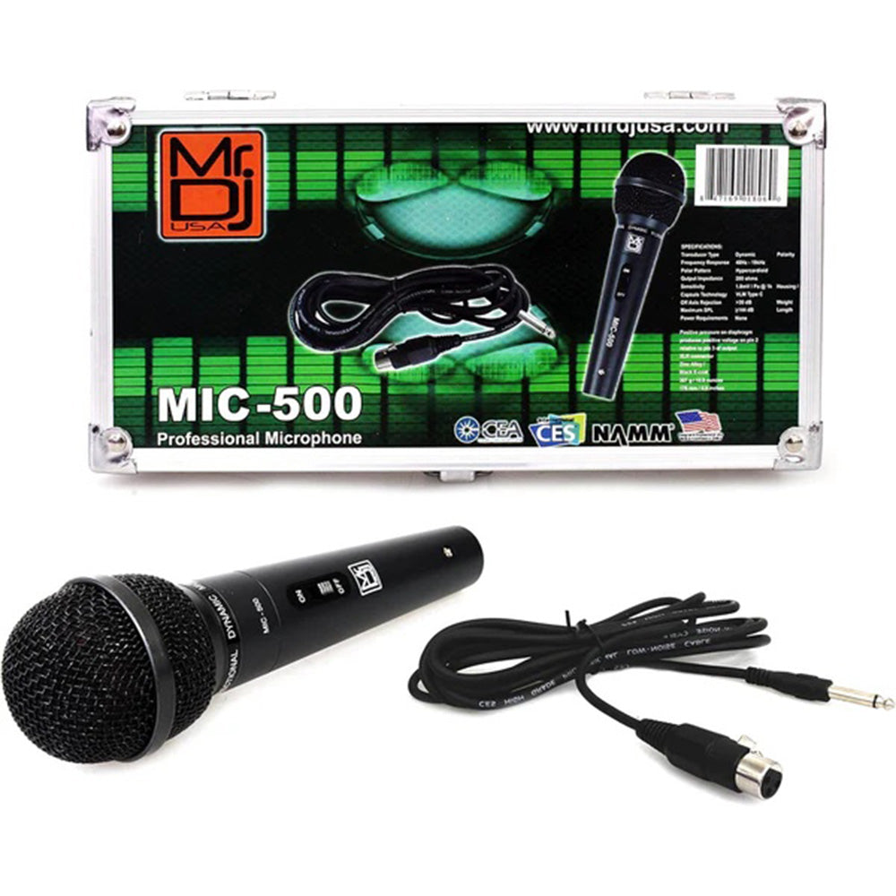 MR DJ MIC500 Professional Handheld Uni-Directional Dynamic Microphone