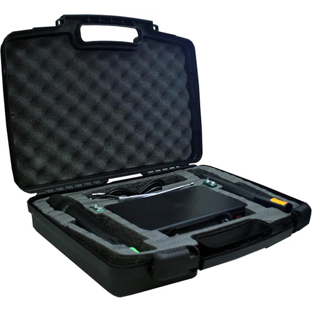 MR DJ MIC6000 Wireless Dual Handheld design Microphone System with Carrying Case