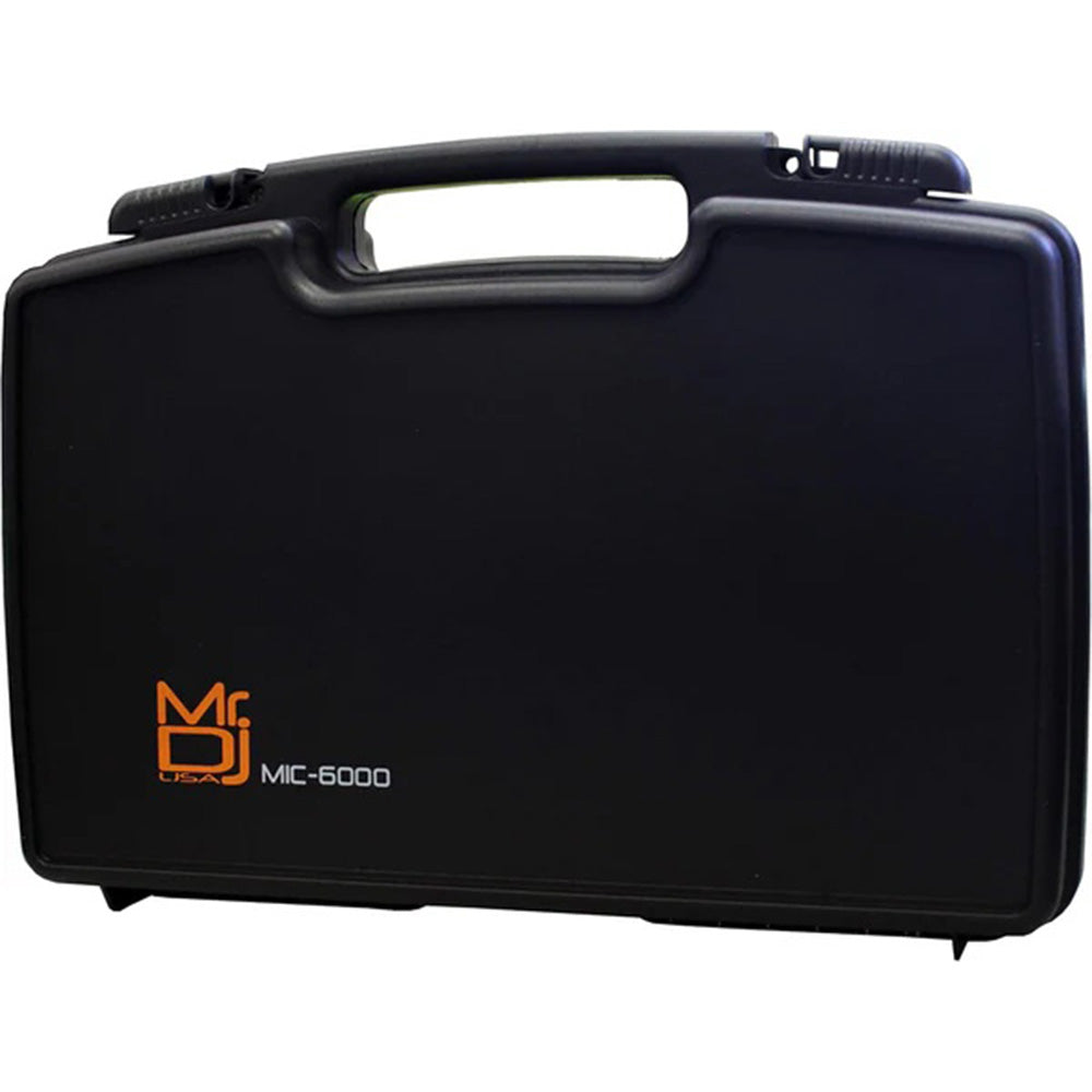MR DJ MIC6000 Wireless Dual Handheld design Microphone System with Carrying Case