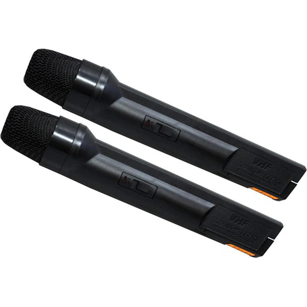 MR DJ MIC6000 Wireless Dual Handheld design Microphone System with Carrying Case