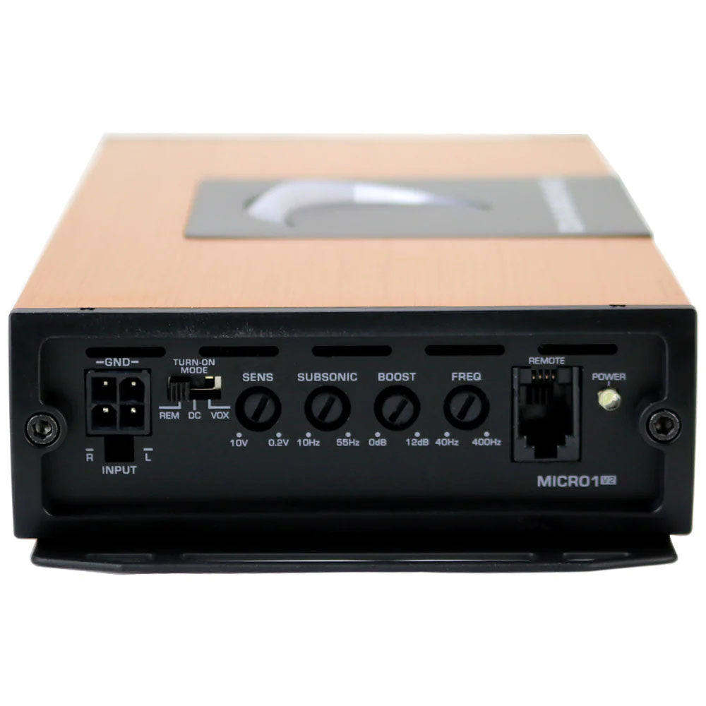 Diamond Audio MICRO1V2 500W RMS Monoblock Micro Full Range Class-D Car Amplifier