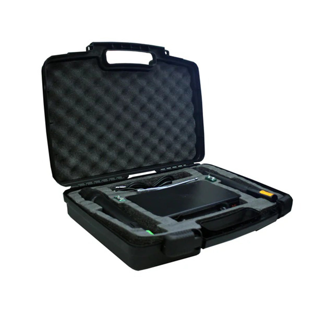 MR DJ MICUHF200 Dual UHF Wireless Microphone System Kit with 2 Handheld