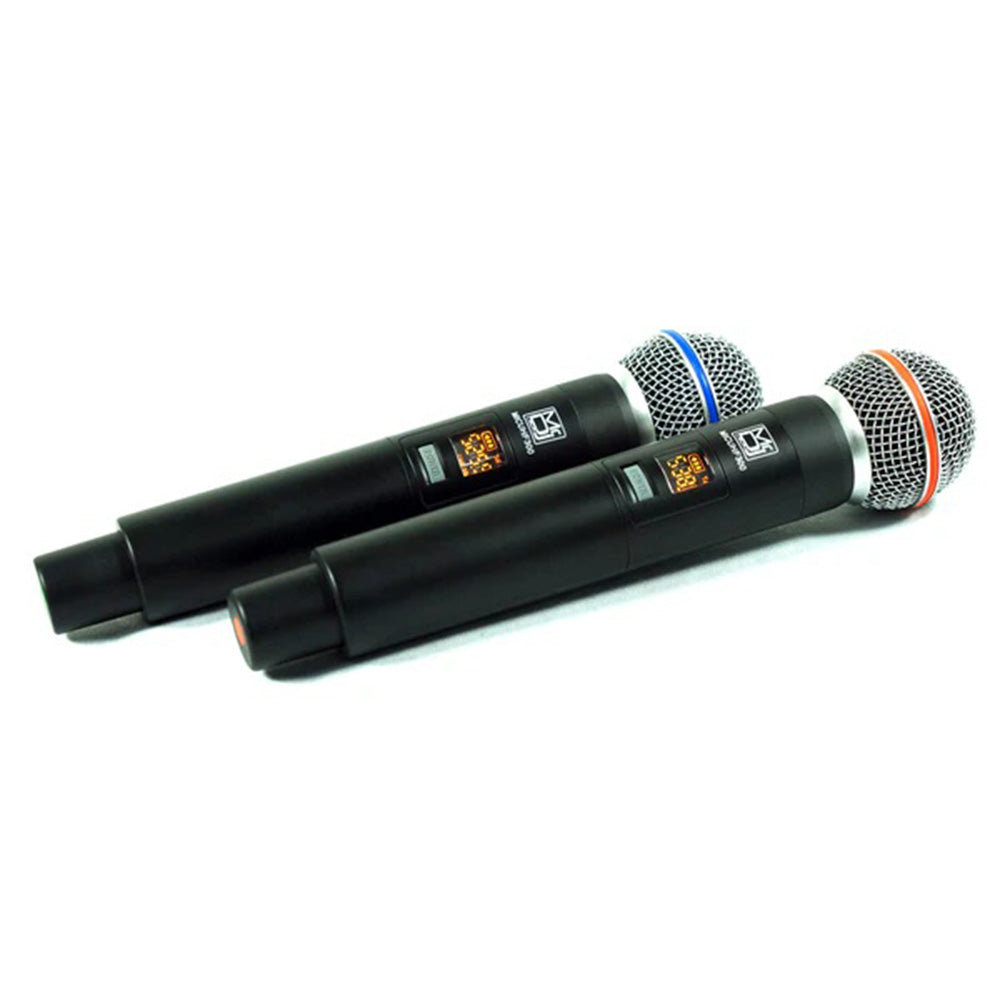 MR DJ MICUHF300 Dual UHF Wireless Microphone System Kit with 2 Handheld & LED display