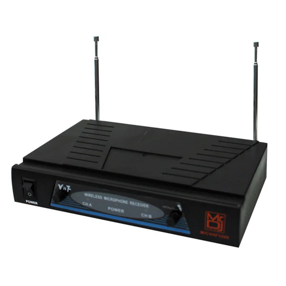 MR DJ MICVHF3200 Wireless Dual Handheld design Microphone System