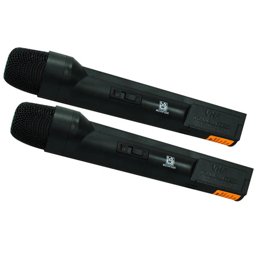 MR DJ MICVHF3200 Wireless Dual Handheld design Microphone System