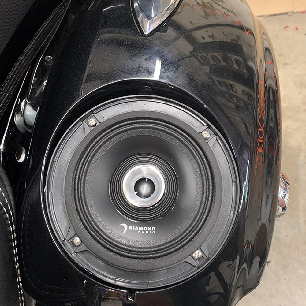 Diamond Audio MP525 300W Max (150W RMS) 5.25 Inch PRO Full-Range Coaxial Horn Driver Car Speakers